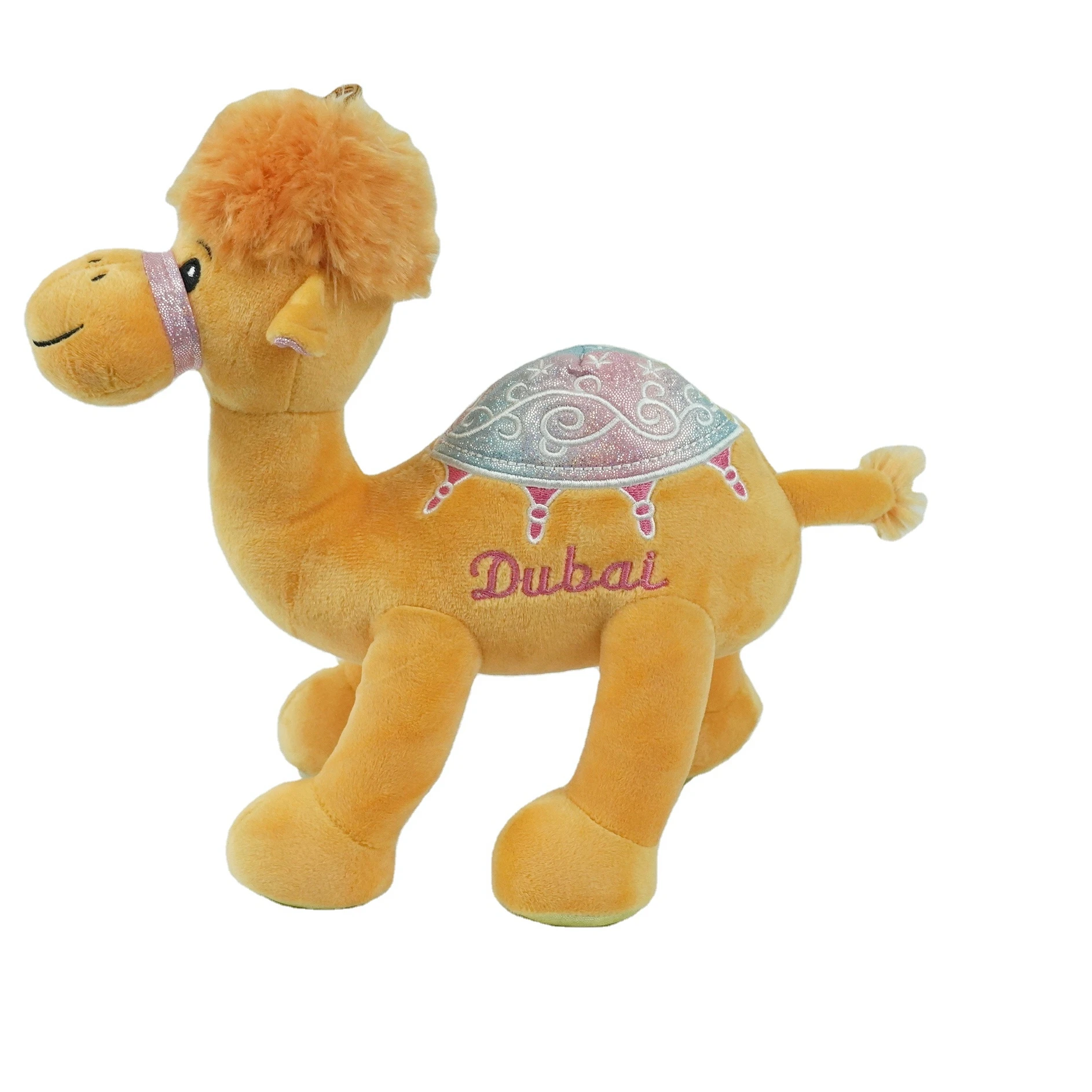 Customized soft wild animals camel plush stuffed toy for 36 months up children