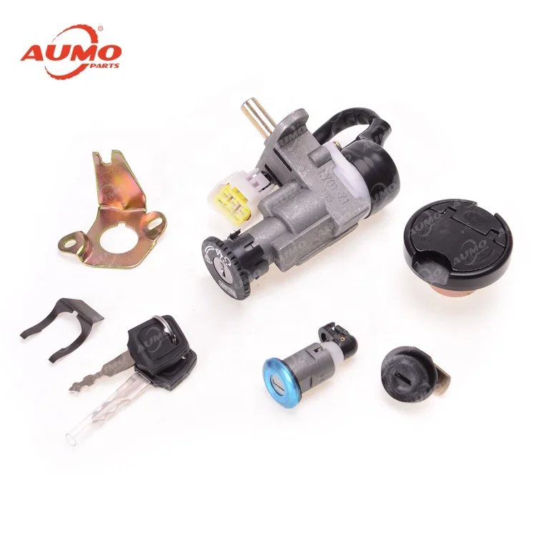 Motorcycle Ignition Switch Fuel Tank Lock Complete Lock Set 7 pcs/set or CPI OLIVER 50