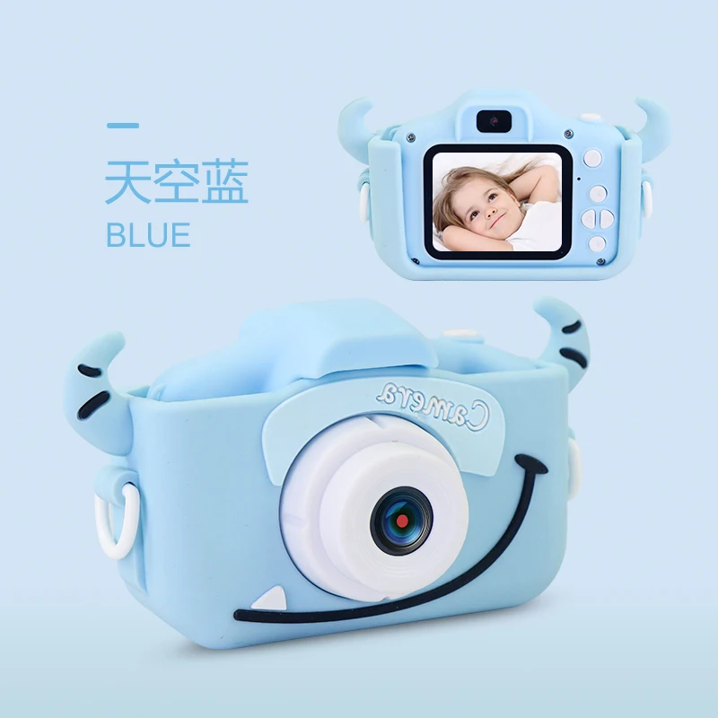 Оптовая продажа с завода 20 МП новые детские игрушки милая корова Детская фотокамера HD 2 0 дюйма Цифровая