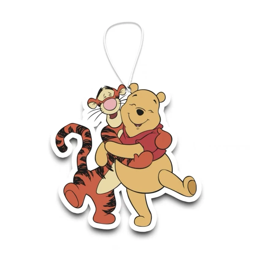 New Long Lasting all scents designer printed paper liquid car Pink pig logo scented custom air freshener for gift