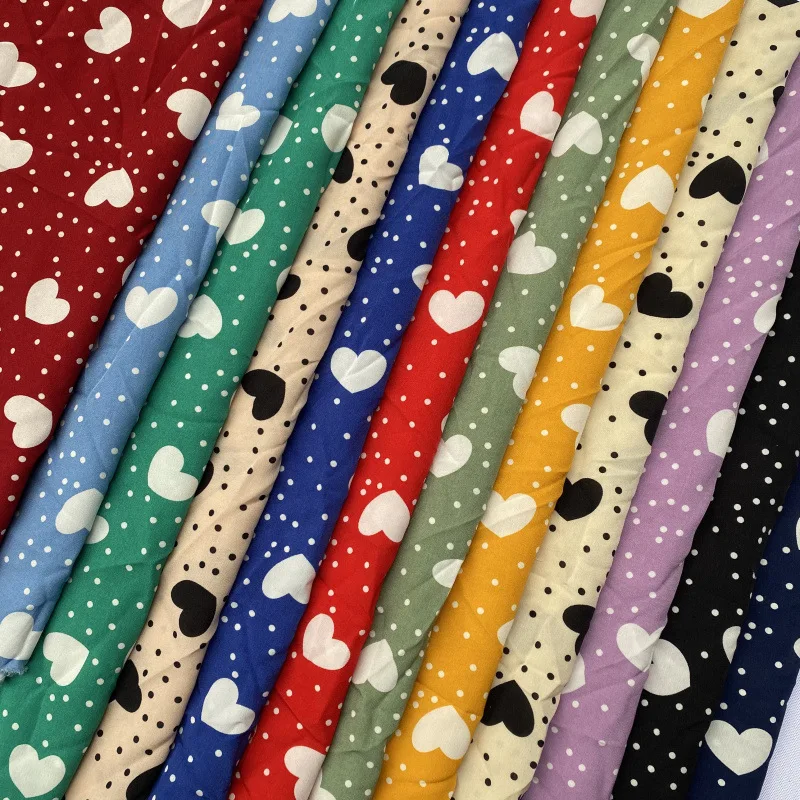 100D 110gsm 4 way spandex print stretch ready stock low moq print dress fabric