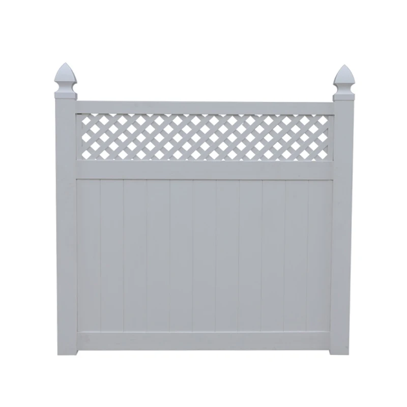 Customized wholesale family garden privacy vinyl pvc decorative white fence goat wooden posts farming fence plastic