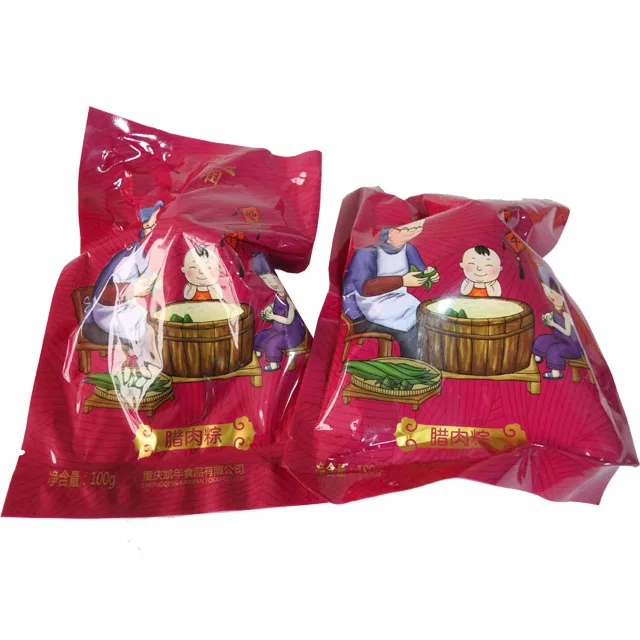 
Skillful manufacture dragon boat traditional Chinese food mascot bacon zongzi 