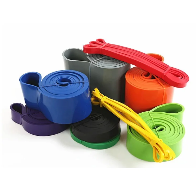 Толстая тяжелая и длинная петля для упражнений, тренировочная лента для поддержки подбородка, растягивания, йоги, пилатеса, ног, клея