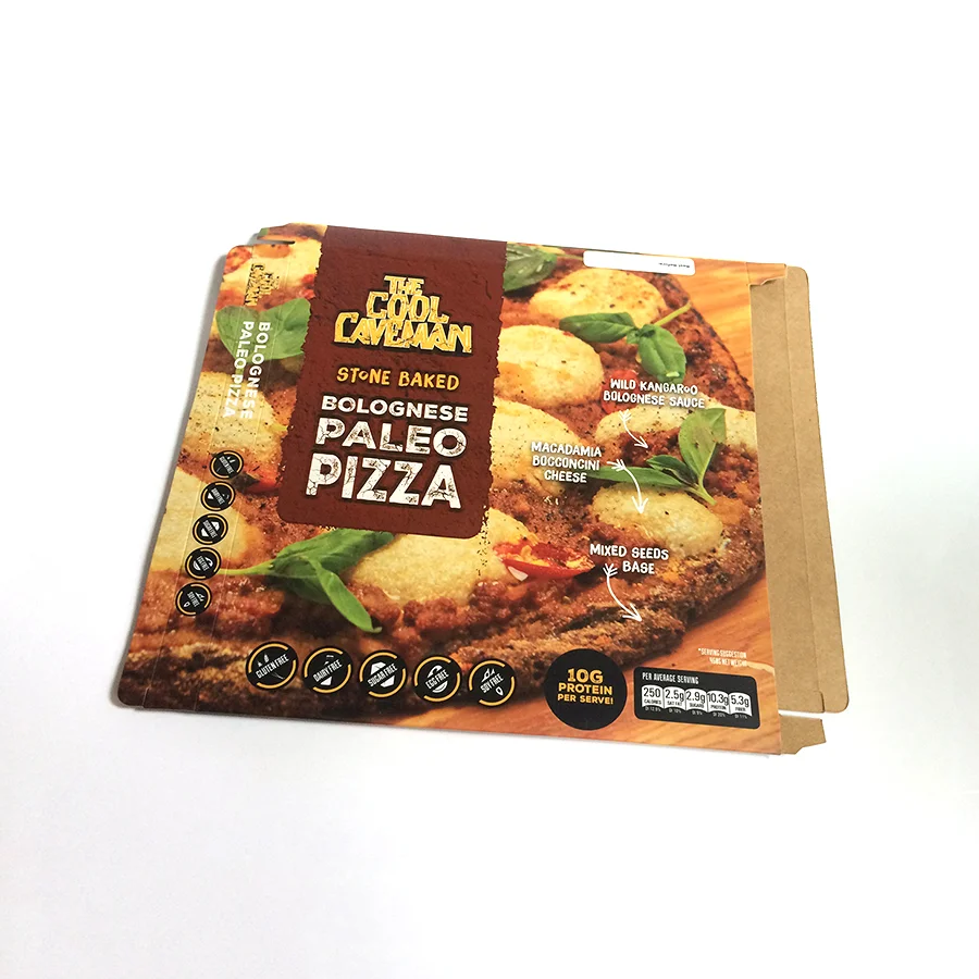Wholesale Kraft pizza boxes cartons cheap hamburger boxes corrugated pizza boxes can be taken away