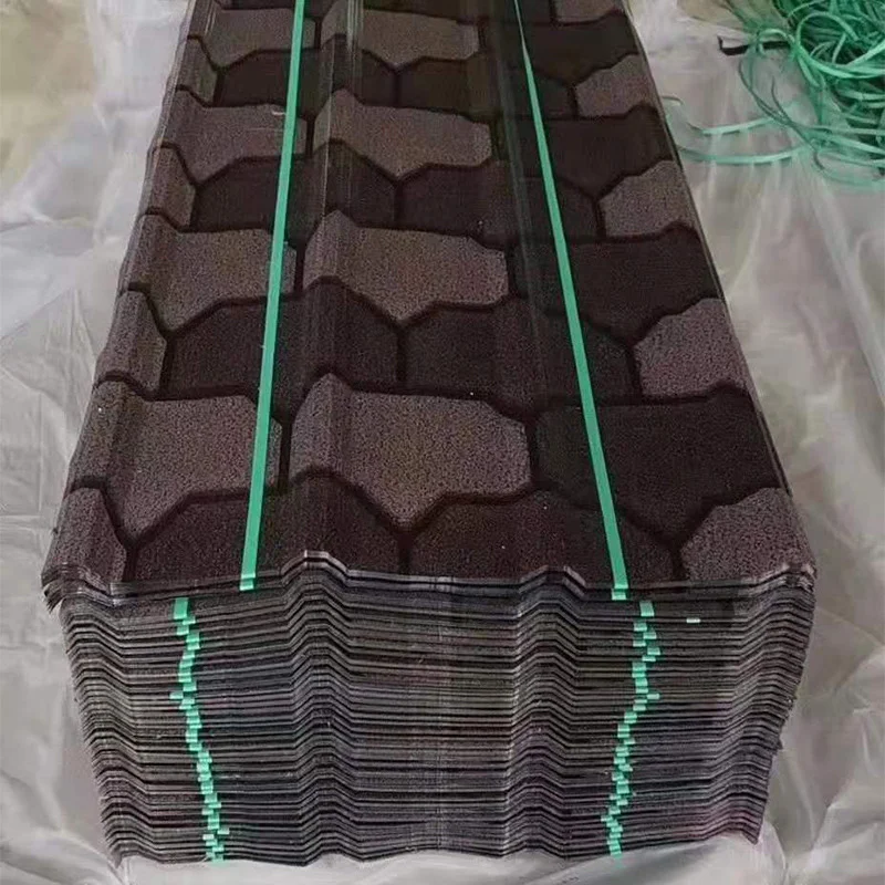 China Zink Roof Galvanized Corrugated Color Coated Galvanized Corrugated Steel Sheet Color Coated Metal Roofing