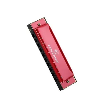 Conjurer Ready to Ship for Kids and Adult with 10 Hole Diatonic Harmonica Blues Harps musical instruments and toys