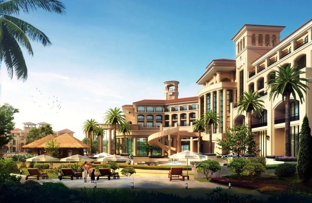 Luxurious Decoration 3D MAX Interior Rendering For European Style Villa