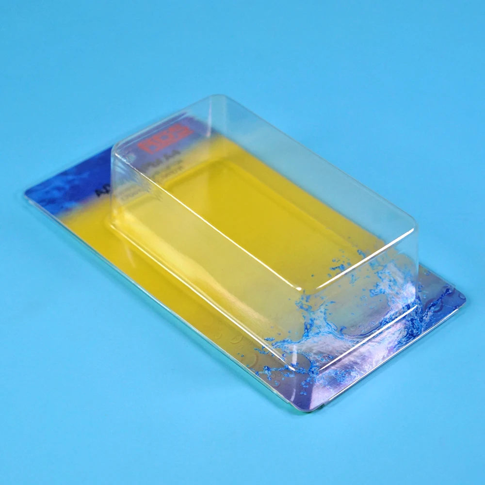 Clear PET Plastic Blister Packaging Sliding Blister Packs Plastic Plastic Clamshell Sliding Blister Card Packaging