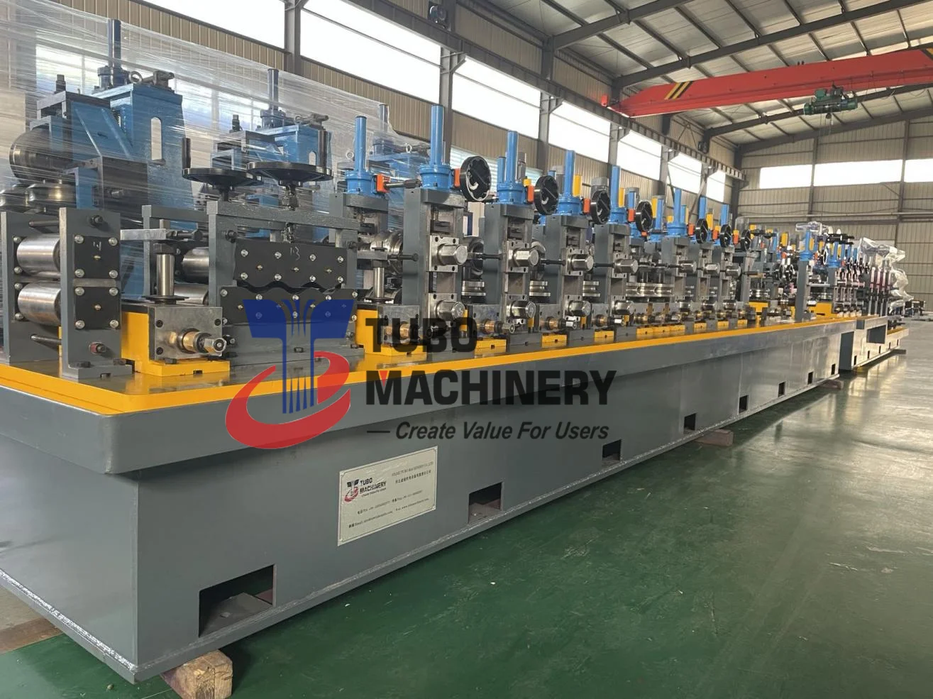 Double Conenhead uncoiler with Coil Loading Car & Coil Saddle& Coil Peeler Mill Entry of Tube Mill