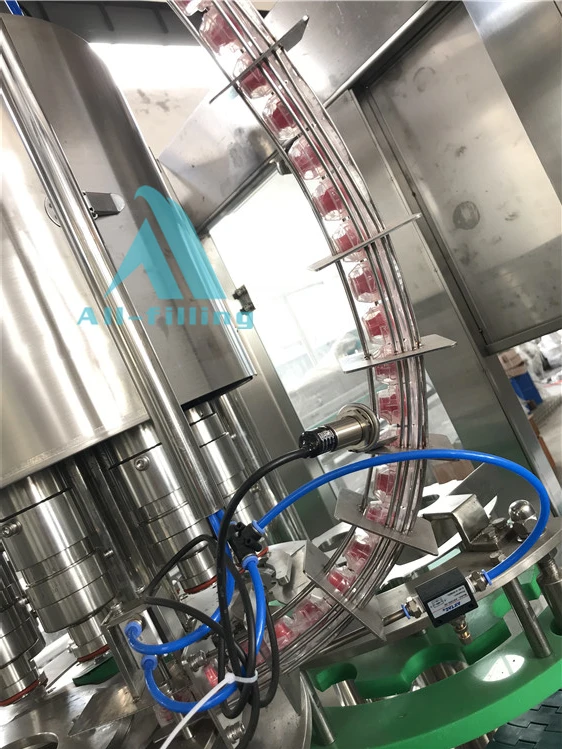 Small low price carbonated soft drink/juice tea/water PET bottle filling machine