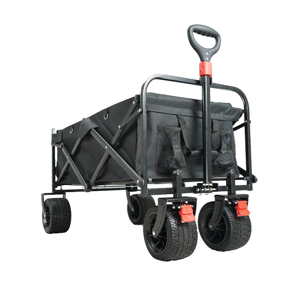 OEM Portal Folding Collapsible Trolley Utility Outdoor Camping Folding Wagon Cart