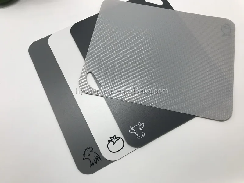 top seller custom flexible plastic cutting board set of 4