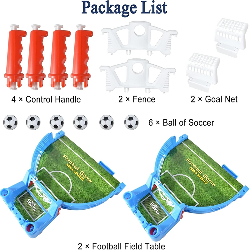Sport Board Game Adults Kids Family Night Fun Indoor Game Room Tabletop Football Soccer Pinball Mini Foosball Games