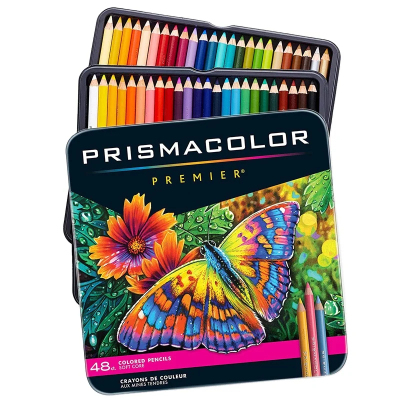 Prismacolor Premier мягкие цветные карандаши 48 Граф 3598T качество художника