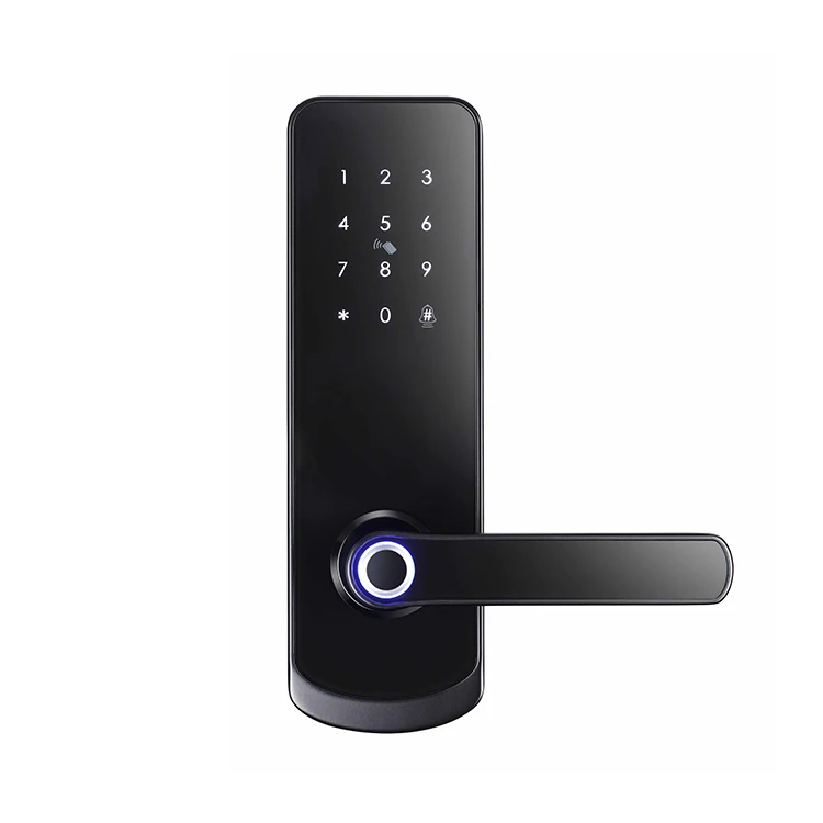 Keyless Tuya finger print lock gate security intelligent electronic digital hotel fingerprint smart door locks