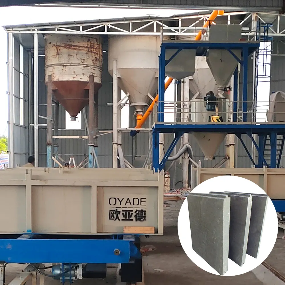 Oyd Concrete EPS Concrete Lightweight Wall Panel Horizontal Mold Production Line Gypsum Hollow Wall Panel