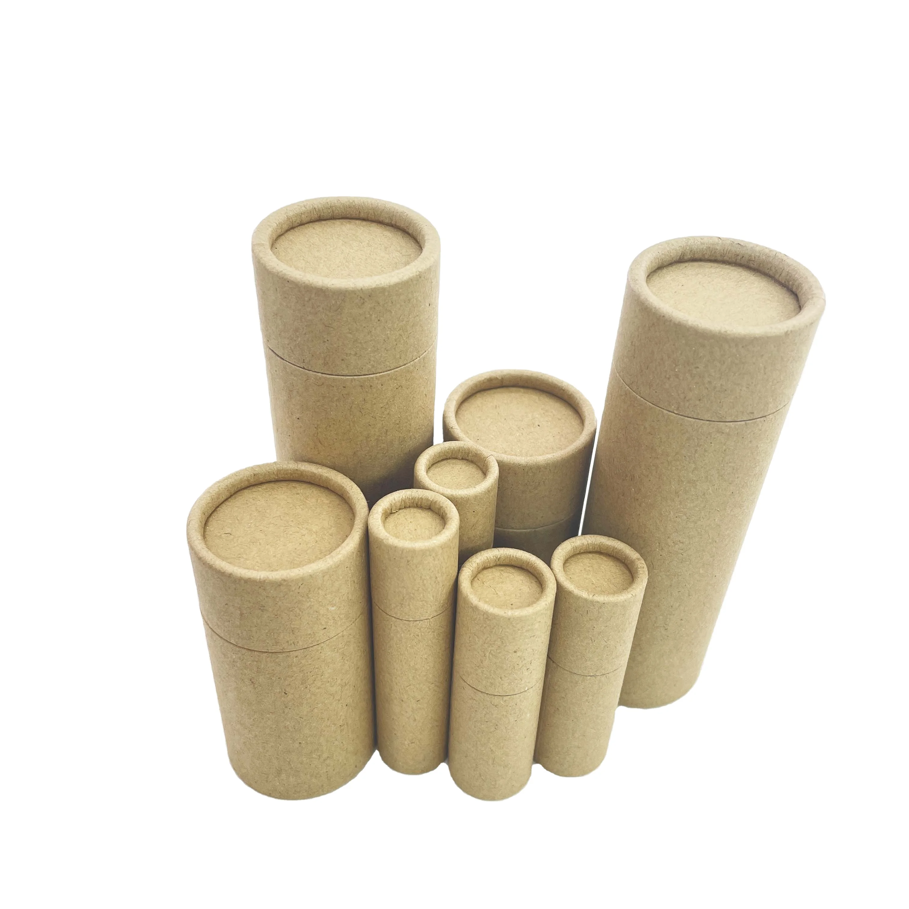 Biodegradable Lowest Price 0.2 oz Cardboard Tube For Deodorant Stick Packaging Cosmetic Container