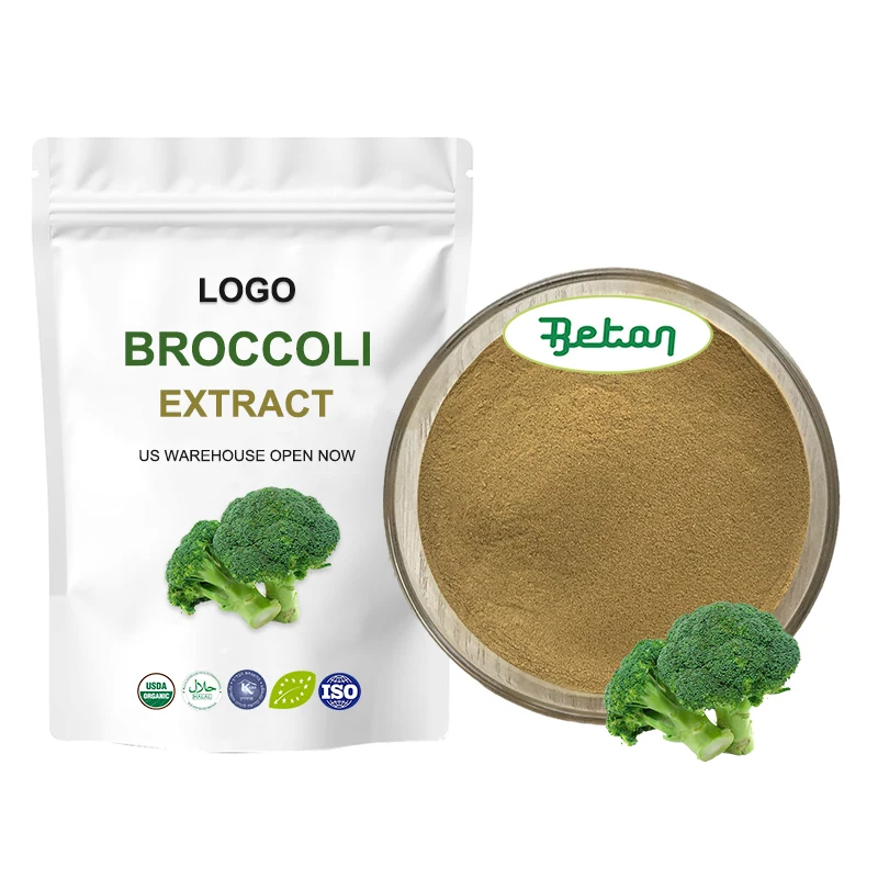 Natural Broccoli Plant Extract Sulforaphane Brassica Oleracea Var.italica Broccoli Sprouts Extract Powder Sulforaphan