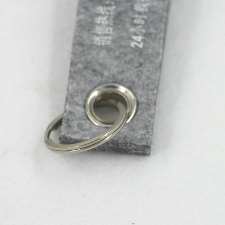  Оптовая продажа оптовая брелок ручной работы из войлока для IDcard кольцо на заказ