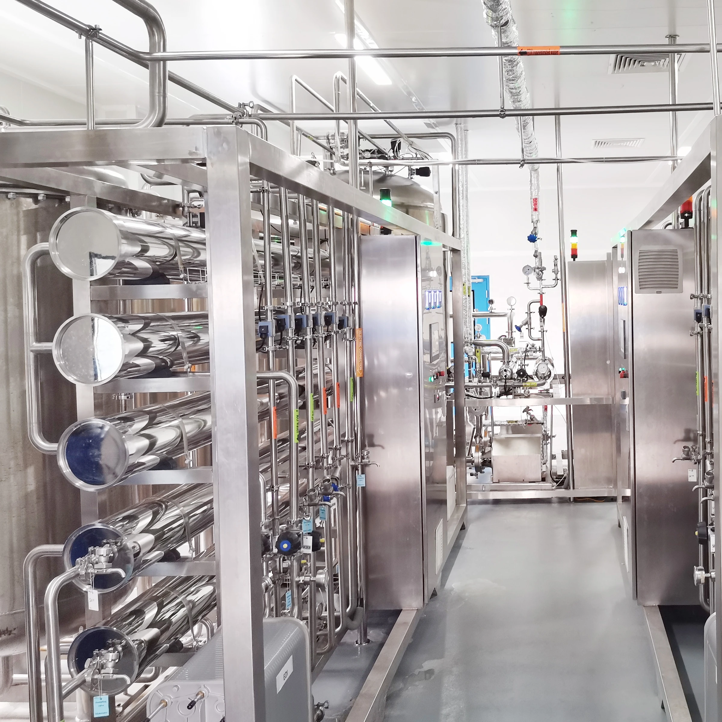 USP purified water with vapor Compression Distillation