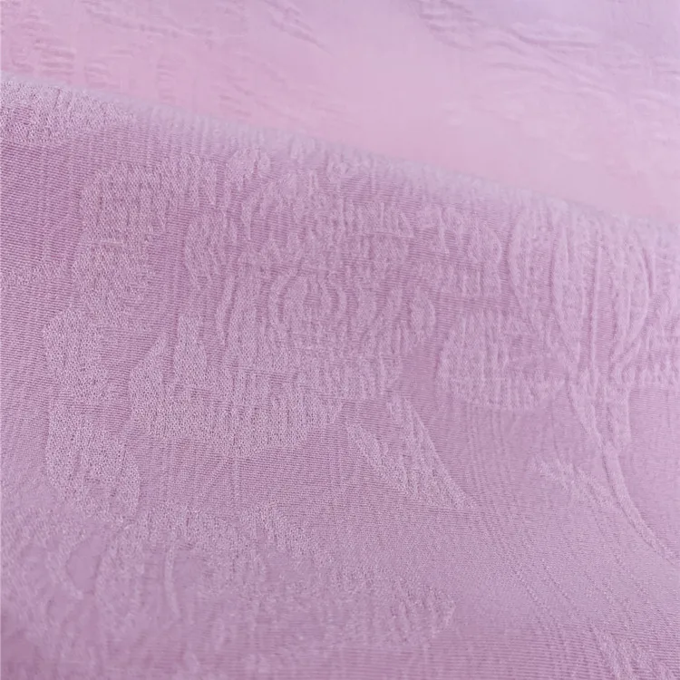 Factory price spandex Jacquard pleated polyester seersucker striped Knitted Nylon cotton hole fabric