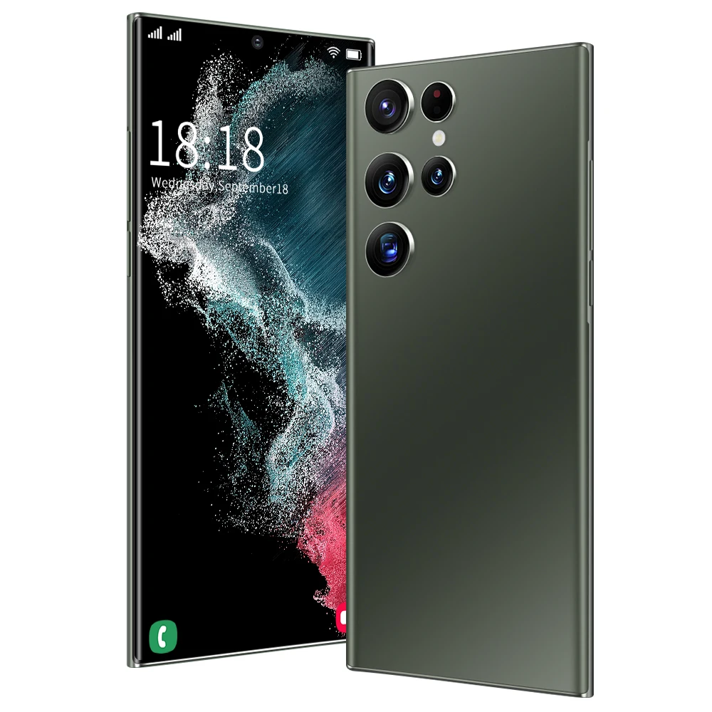 2023 New Brand 5G Smartphone S23 Ultra 7.3 inch Screen 16+512GB Android Mobile Phones ROM+RAM 6800A Original Unlocked Cell Phone