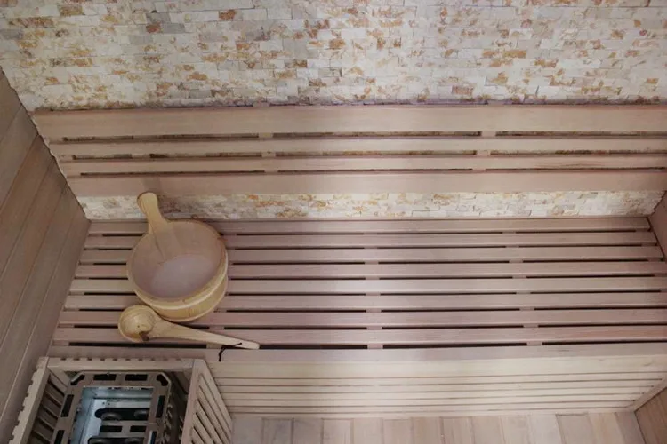 High quality solid wood dry steam room sauna
