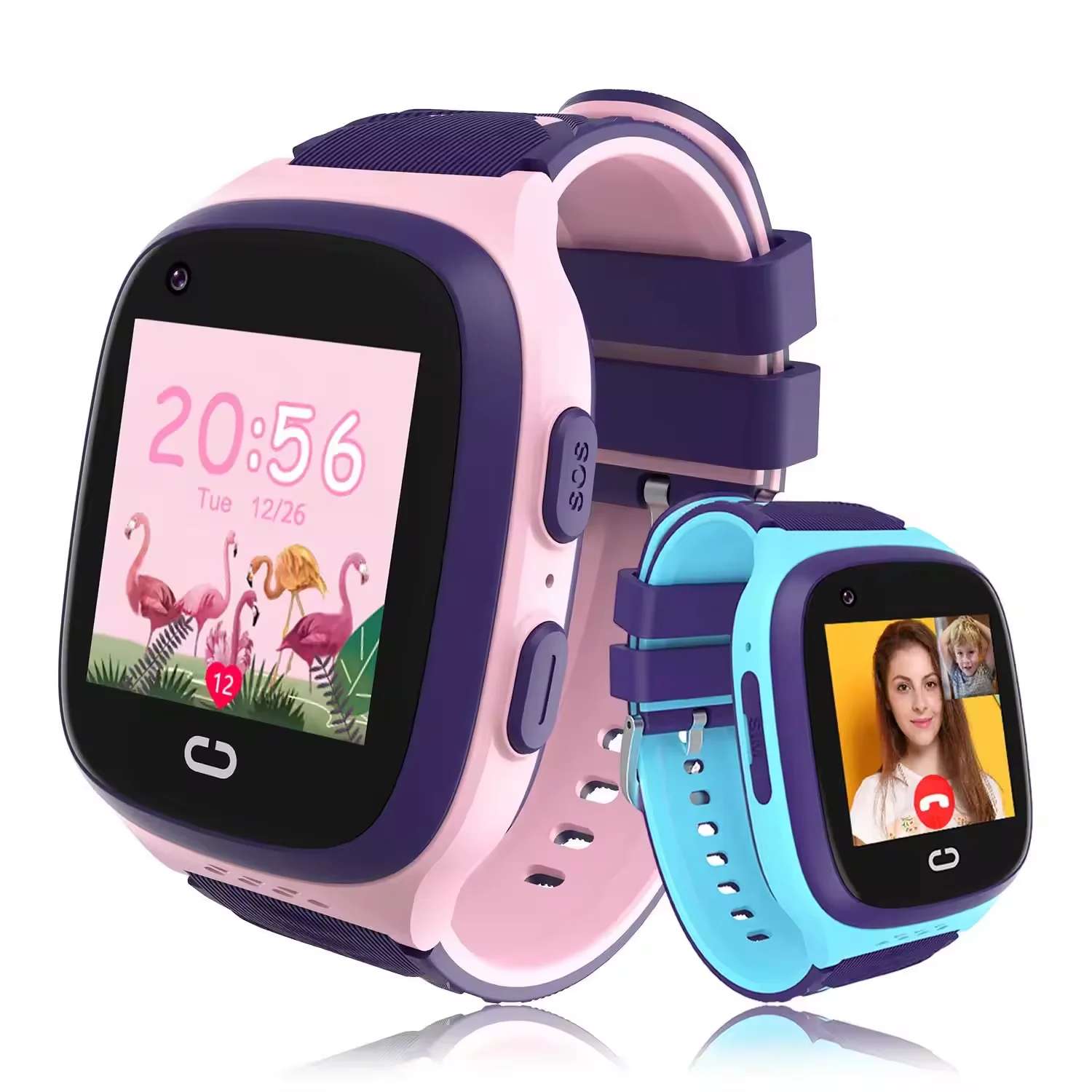 Christmas Gift sos kids smart watch LT21 LT31 gps wifi LBS SOS video call waterproof smartwatch for kids 4g