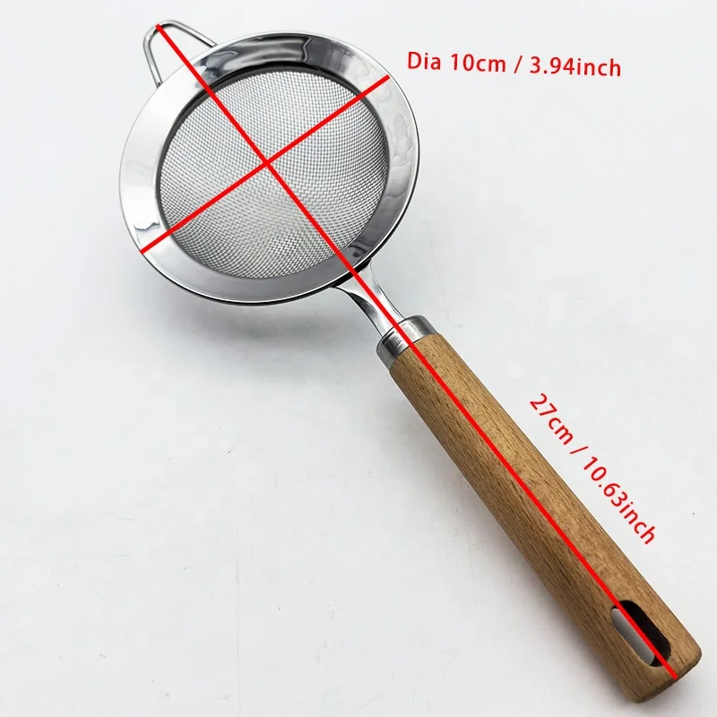 Hot Selling Multiple Size Strainer Stainless Steel Food And Mesh Tea Strainer Mini Juicer Filter Colander