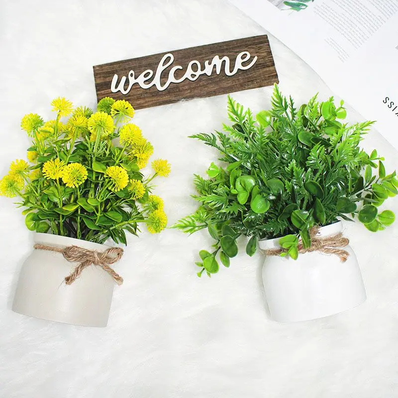 Modern Design Office Beautification with Non-Toxic Artificial Flowers Fake Flower for Interior Decor
