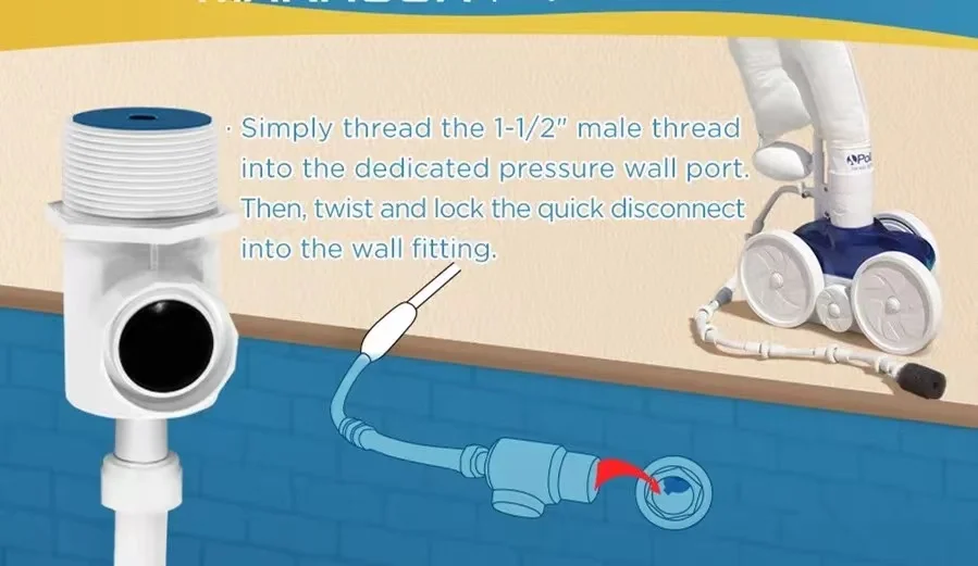 Polaris Cleaner Connector 9-100-9001 Polaris Pool Cleaner Replacement Parts