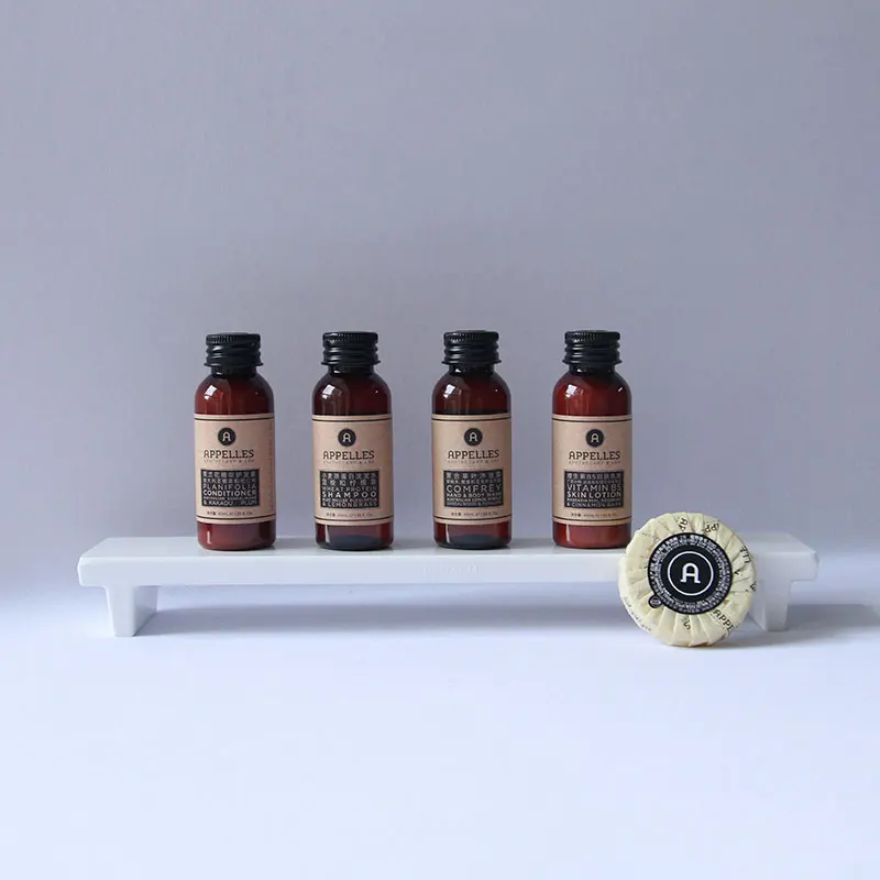 
Supplier wholesale natural and organic accessories 3 star 5 star luxury hotel bathroom disposable amenities set 