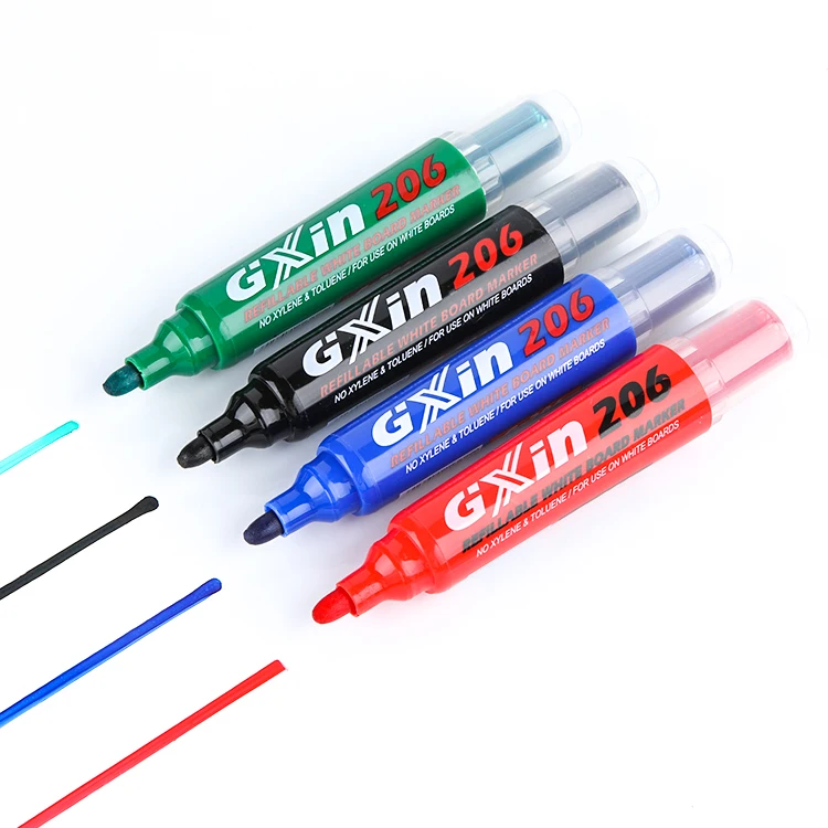 G-206 с логотипом Gxin, цветные маркеры для сухого стирания