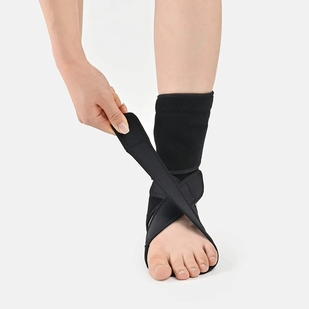 Adjustable Bandage Compression Ankle Foot Orthosis Support Professional Sports Running Ankle Support