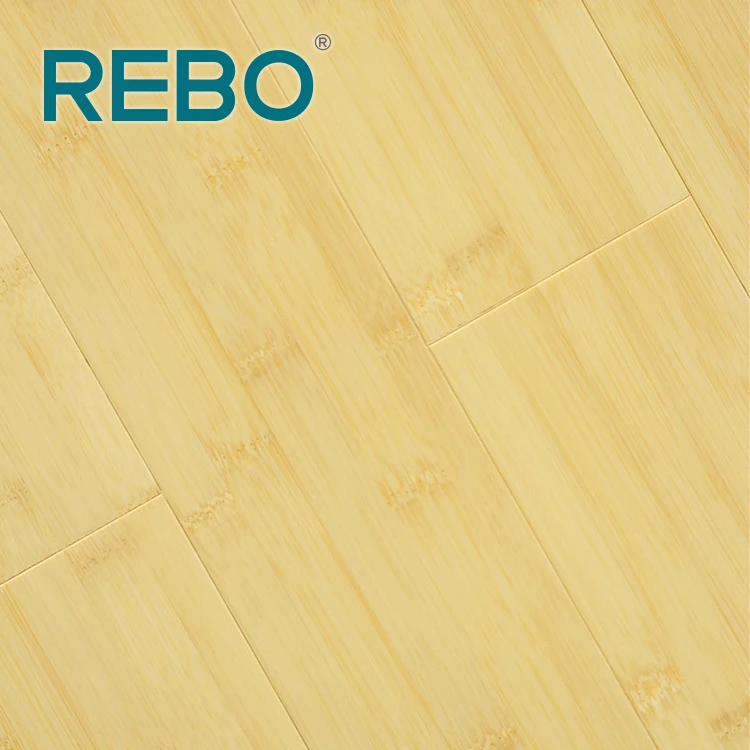 Horizontal quick click indoor solid bamboo flooring board
