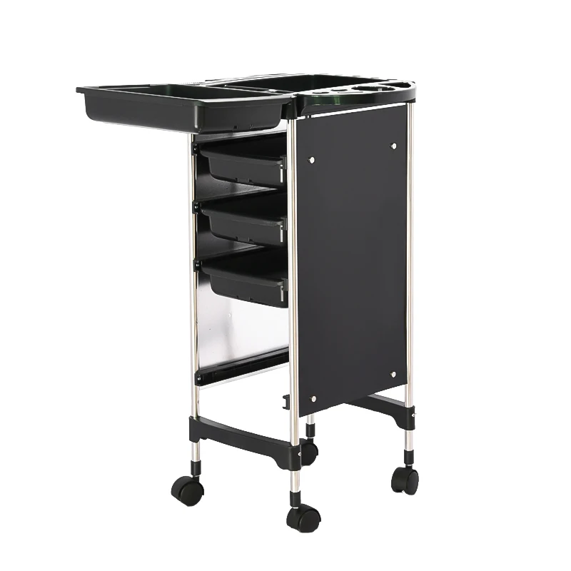 Popular Sales Professional Beauty Salon Tool Rolling Cart Hairdressing Trolley on Wheel