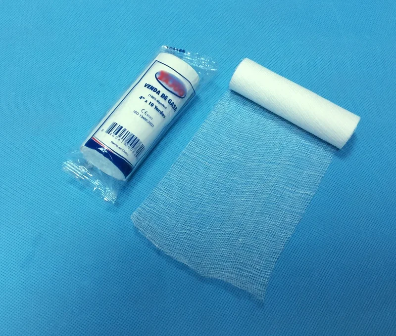 Medical absorbent gauze bandage , W.O.W. gauze bandage , with CE and ISO certificates