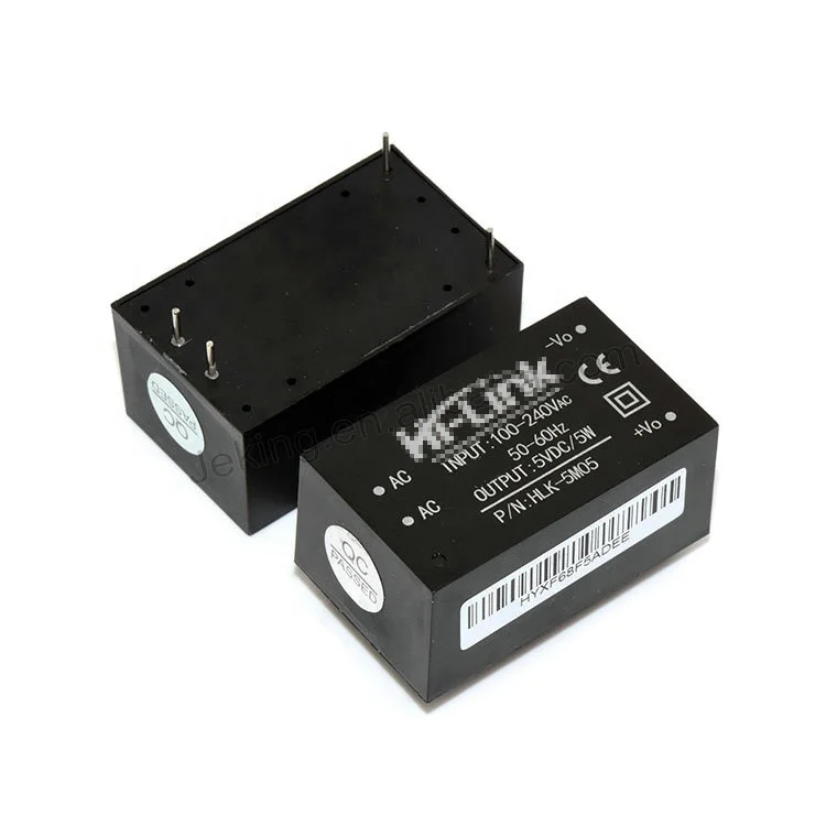  Большое реле HLK-5M05 AC-DC модуль источника питания с 220v