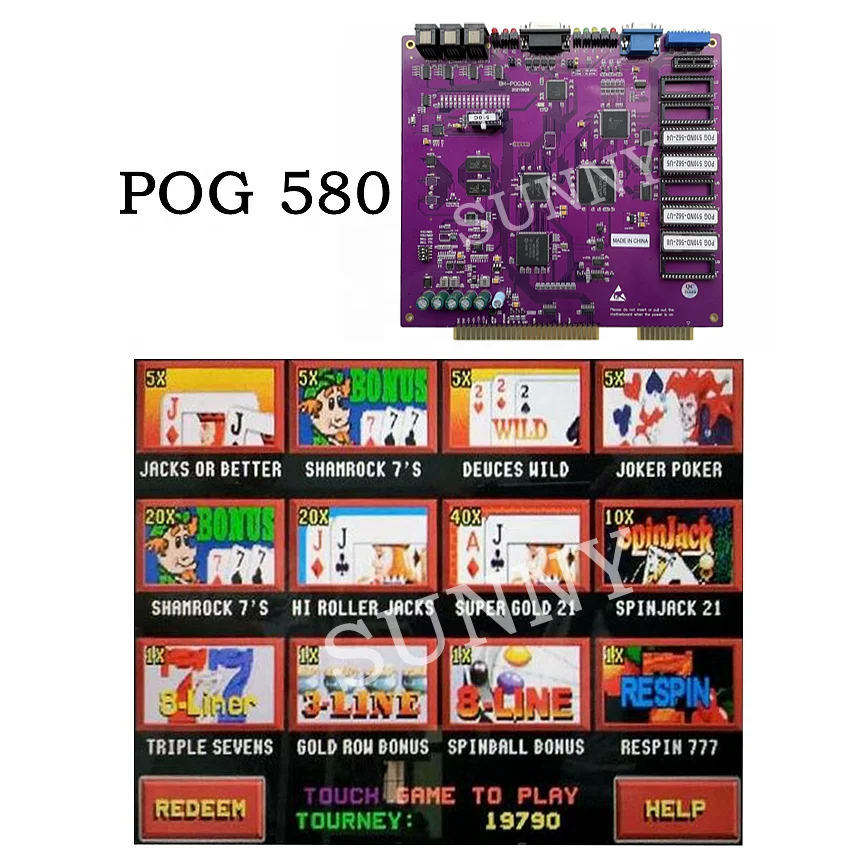 T340 Pog pot of gold game board/pot of gold T340 pog 510 580 595 game/pot o gold game software for gaming machines