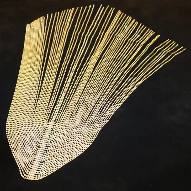 New Arrival rhinestone hair claw Same style stage fringed headdress crystal hair accessories rhinestone headband