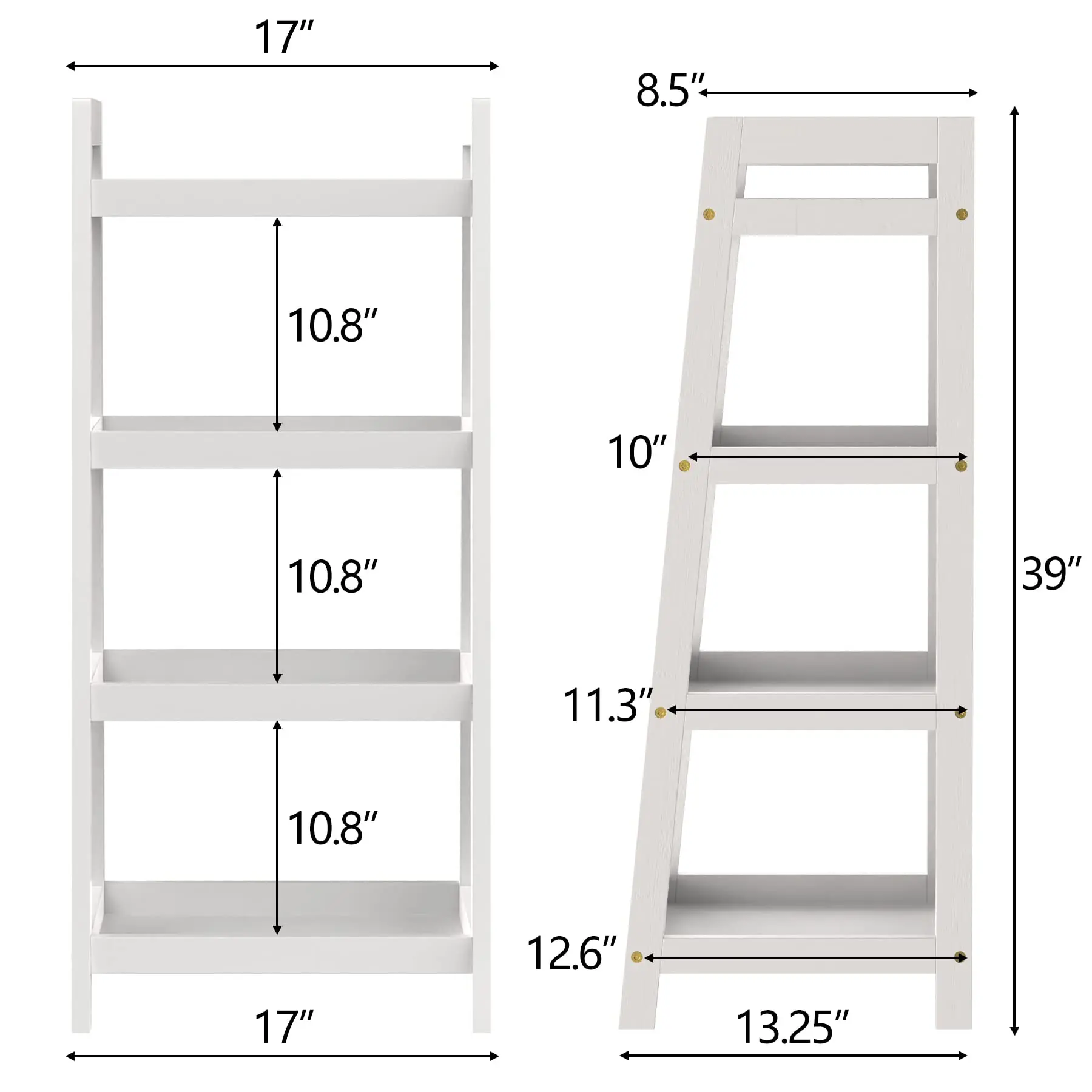 Custom 4 Layers Bathroom Shelf Bamboo Rack Holder Frame Ladder Rack Bookshelf Book Storage Holders Shelf For Kitchen Bathroom