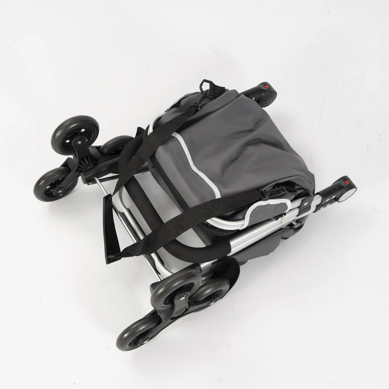 Oeytree Deluxe folding supermarket shopping trolley portable lightweight large capacity can climb the stairs trolley cart