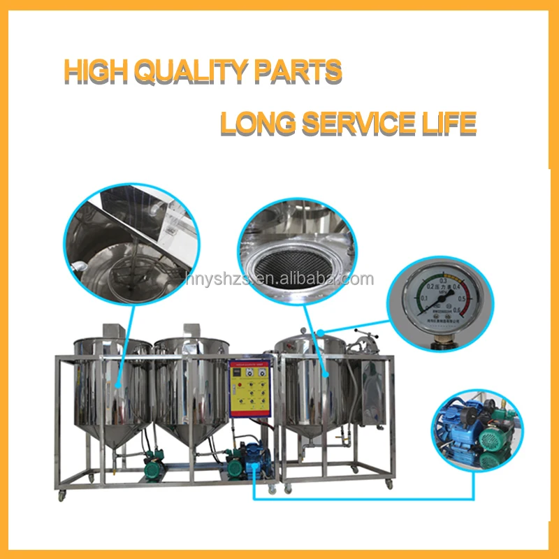 peanut oil refining machine sunflower oil double refined machine palm oil refining machine 10tpd