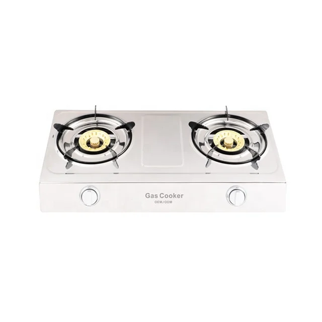 Automatic latest design 2020 two burner propane high quality reasonable price italian gas stove