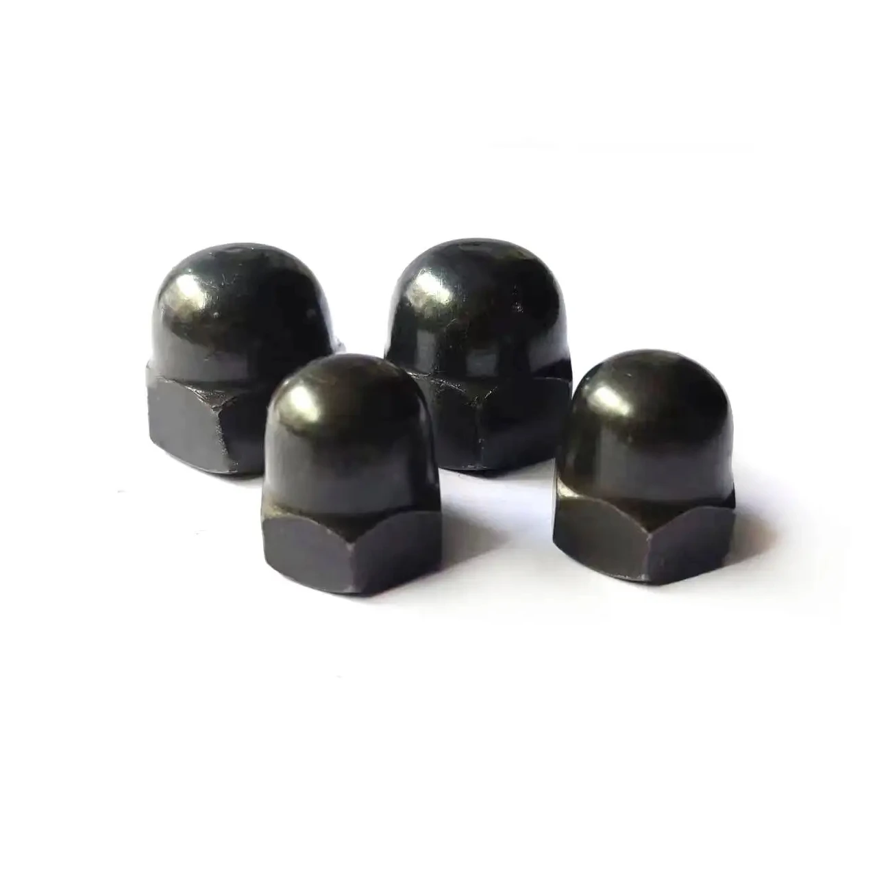 Wholesales High Quality M3 M30 Gb Fasteners Black Oxide Carbon Steel Hex Domed Cap Nuts