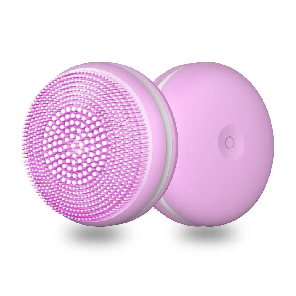 High Quality Wireless Charging Sonic Facial Cleaning Brush Private Label Mini Brush Cleaning Facial Ultrasonic Facial Massager