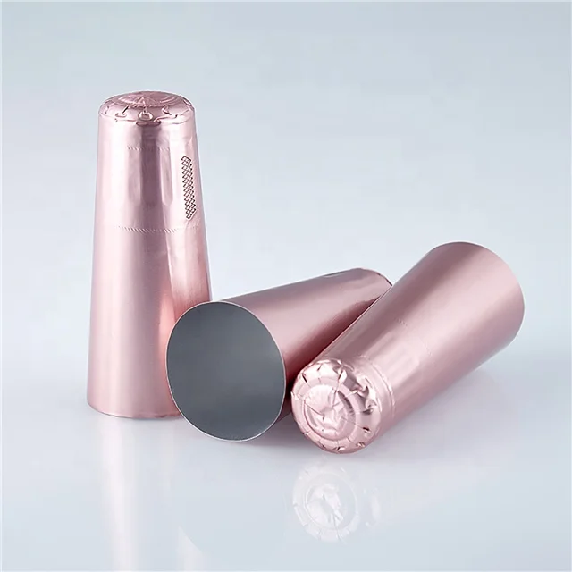 custom printing and colorful sparkling foil capsules for champagne and wine wholesale