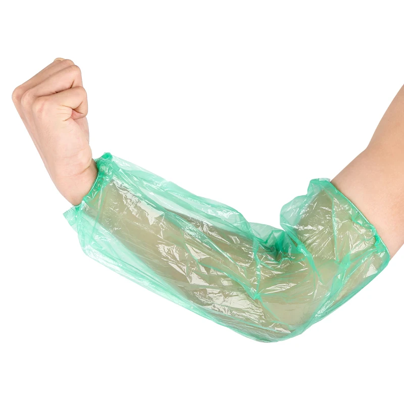 Manufacturer House-hold Waterproof Dustproof Gardening Disposable Oversleeve PE Sleeve Cover