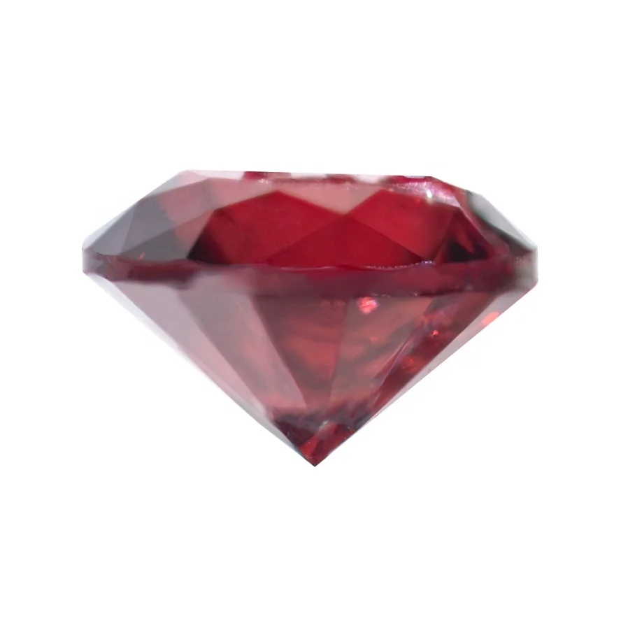 Burma Natural Fine Gems Vivid Red Round Diamond Cut 1.0mm-2.5mm Grade AAA Spinel Loose Stones For Jewelry Design